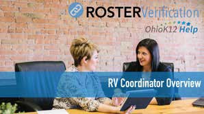 RosterV Coodinator Overview